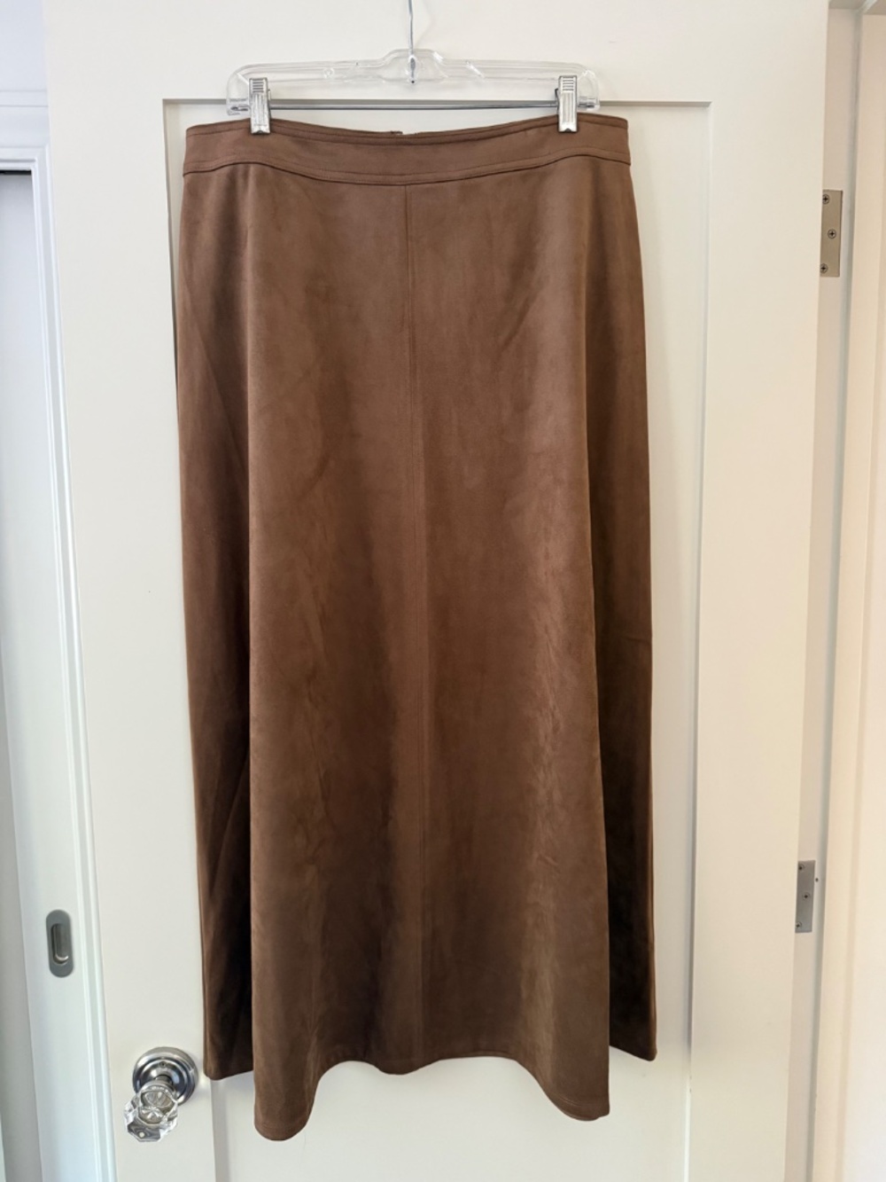 Vince Camuto Faux Suede A Line Skirt